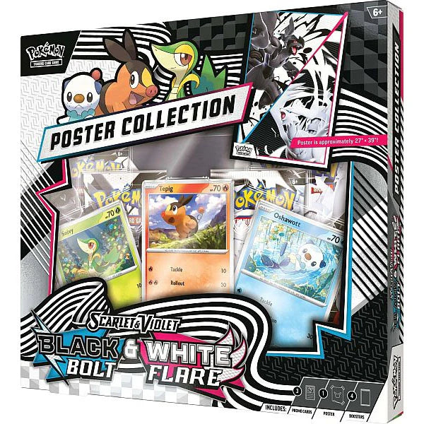 Pokémon TCG: Black Bolt &amp; White Flare Poster Collection Box
