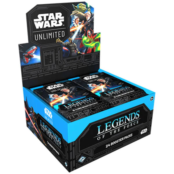 Star Wars Unlimited – Legends of the Force – Booster Box Display (24 Booster Packs)